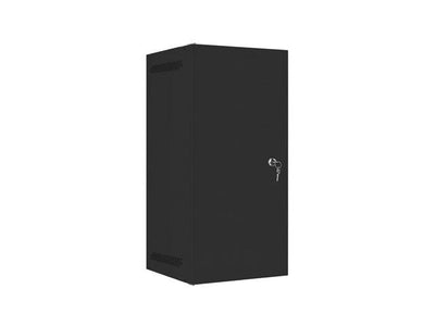 Lanberg Cabinet Rack Wall 10 12U 280X310 Black Door Metálica (paquete Flat WF10-2312-00B — image 1