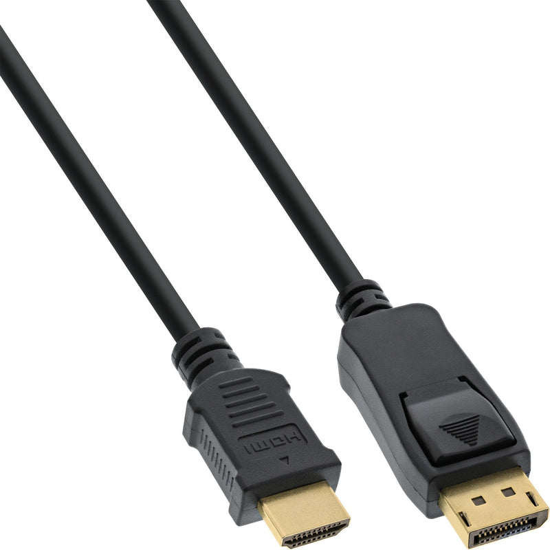 Inline Cable DisplayPort a HDMI Black 10M