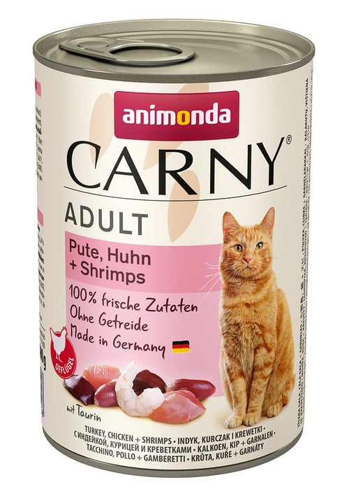Animonda Carny Adult Sabor: Pavo, Pollo, Camarones - Comida Húmeda Gatos - 400G — image 1