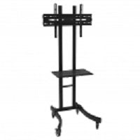 Approx Stand Pie With Wheels APPST05 Screens 30-55' (76-139CM) Weight Maximo 40KG VESA Maximo 600X400 Black — image 1