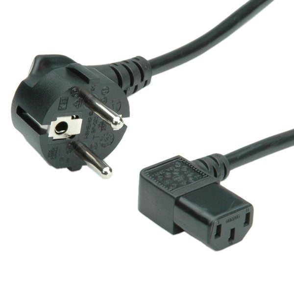 Roline Cable Power Abgew. IEC Connector Female Black 1,8M