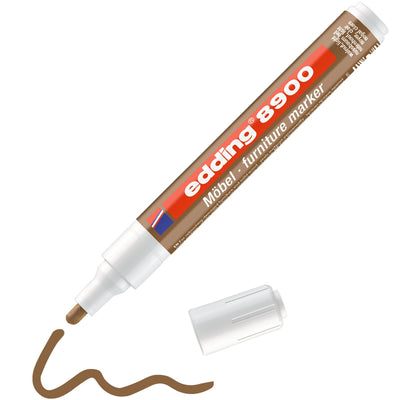 Edding 8900 Marker Permanente Muebles - Punta Redonda 1.5-2MM - Resistant a Light - Secado Fast - Colour — image 1