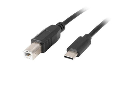 Lanberg Cable USB-C - Usb-b M / M 2.0 3M Black CA-USBA-13CC-0030-BK — image 1