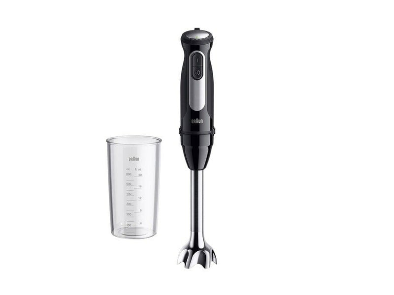 Braun Blender Inmersión Multiquick 5 Pro 0,6 L 1000W Negro Plata