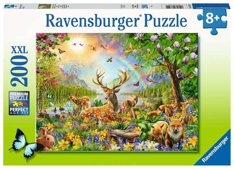 Ravensburger Rompecabezas Kids Familia Ciervos Agraciados (200 Pieces