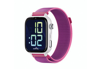 Savefamily Watch Smart Kids Savewatch Plus 2 - Screen Amoled - Housing White - Strap Fabric Frambuesa — image 1