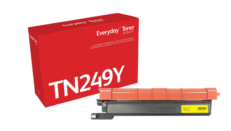 Everyday Yellow Toner Replaces Supl Brother TN-249Y High Capacity
