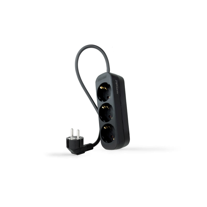 Nanocable Power Strip 3 Sockets - 1.4M - Black