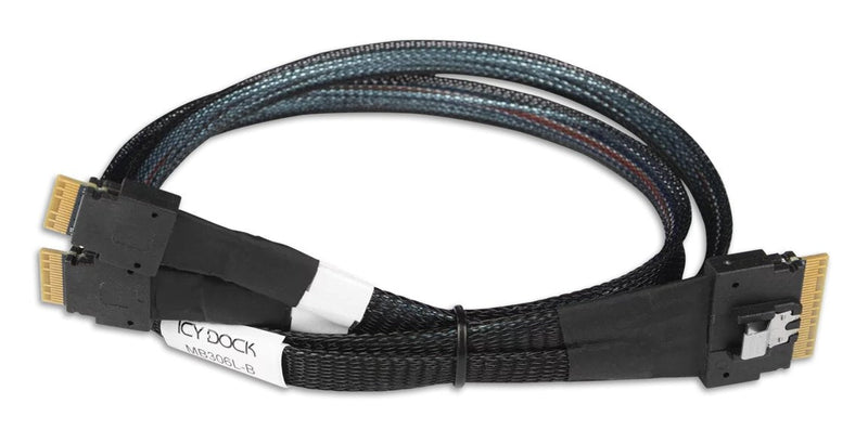 Icydock Cable Slimsas 8I To 2 X Slimsas 4I 0,5M Cable
