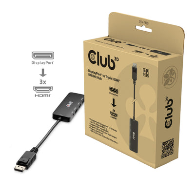 CLUB3D Adapter DisplayPort 2.1 3x HDMI 2.1 8K60HZ Retail — image 1