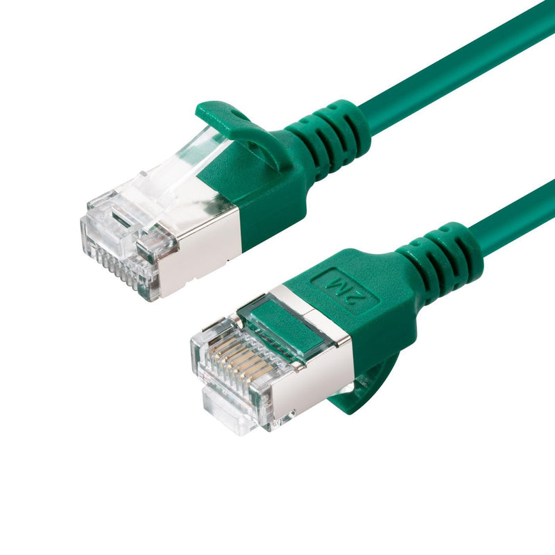 Microconnect V-FTP6A01G-SLIM Network Cable Green 1M CAT.6A U/FTP (STP)