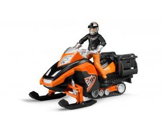 Moto Nieve Brother With Conductor And Equipamiento, Model Vehículo Orange/Black 63101