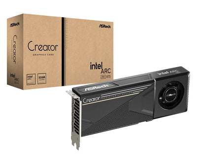 Asrock Graphics Card Intel Arc Pro B70 Creator 32GB DDR6 HDMI 3XDP — image 1