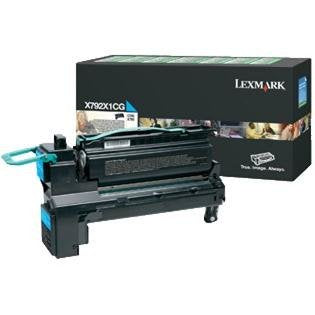 Lexmark Genuine Toner Performance Extra Tall Cyan Lccp, Lrp X792DE, 792DTE, 792DTFE, 792DTME, 792DTPE, 792DTSE