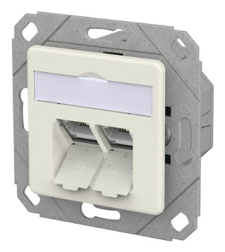 Metz Connect Socket Connection E-dat C6A Lsa + 2 Port Upk Reinwei