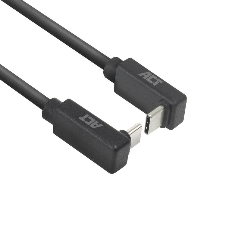 USB 3.0 10Gbps 60W USB Type-c® (up Down Angled) To USB Type-c® (up Down Angled) Cable 2 Meters