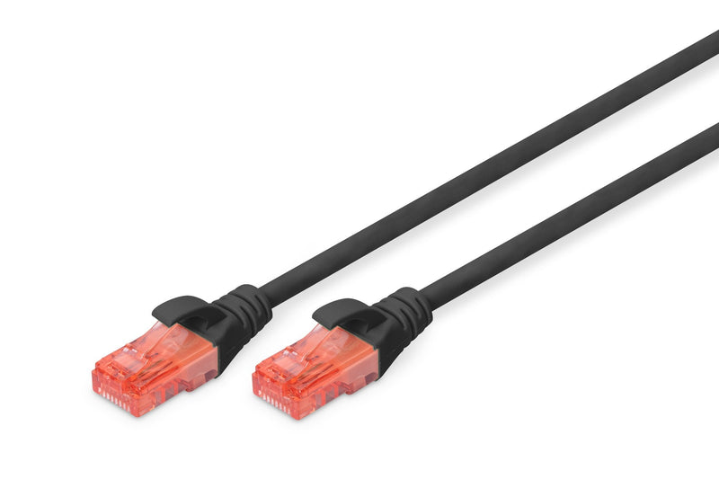 Digitus DK-1617-100/Bl Network Cable 10M CAT.6 U/UTP (UTP) Black