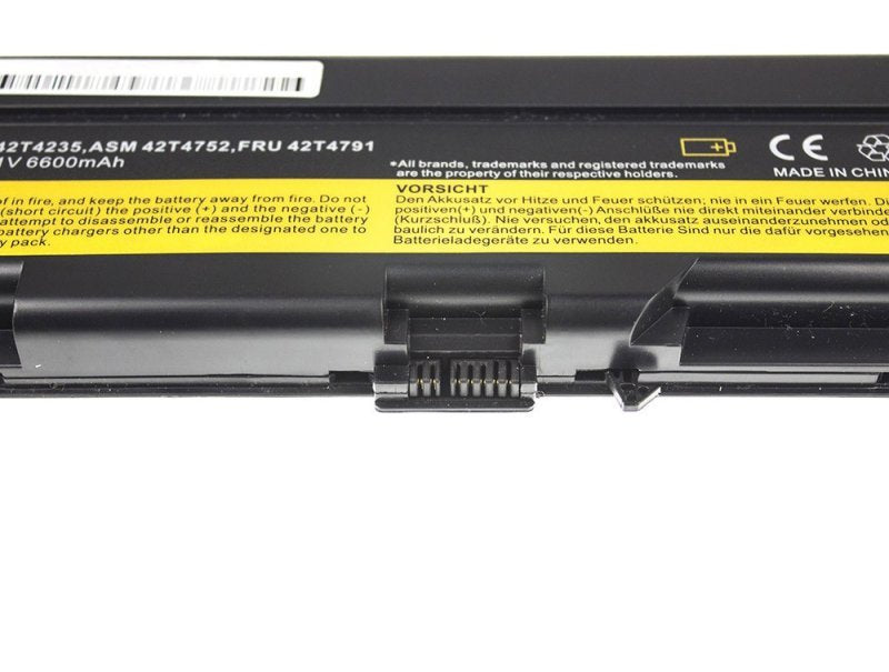 Battery Port. Lenovo T410 / T420 / 11.1V 6600MAH LE28