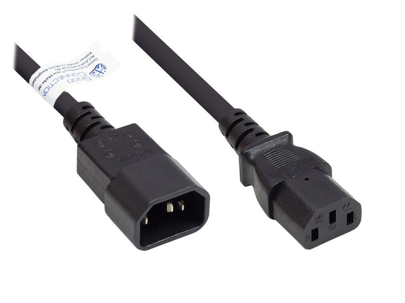 Good Connections Cable Alargador IEC An C13 Black 0,5M