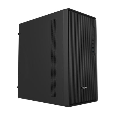 Fsp PC Case S120-B M-atx Mid Tower, USB 2.0X1, USB 2.0X2, 0.5MM Spcc — image 1