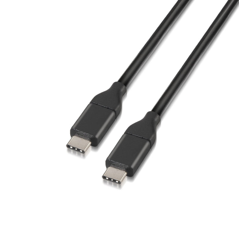 Aisens USB Cable 3.1 GEN2 10Gbps 3A - Type USB-C/M-usb-c/M - 1M - Black