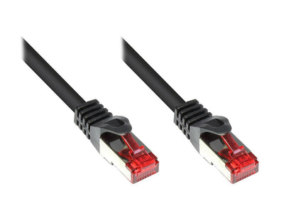 Cable Alcasa 8060-005S Network Black 0,5M CAT.6 S/FTP (s-STP) — image 1