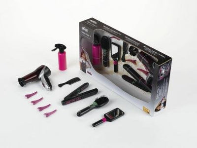 Theo Klein Toy Mega Set Of Peluquería Braun, Kids Black/Pink 5873 — image 1