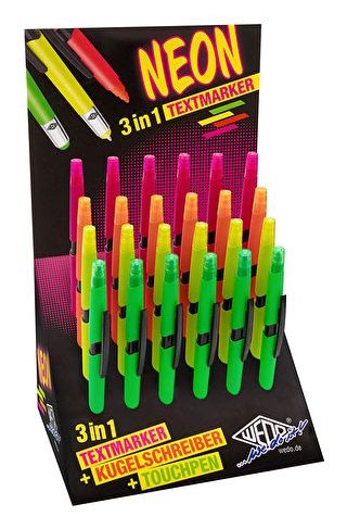 Wedo Touch Pen 3-IN-1 Neon Pencil Digital Colours Surtidos