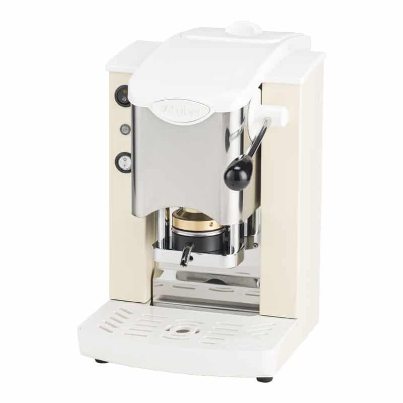 Faber Slot Inox Ese Pad Coffee Machine Espresso Ivory White Silver