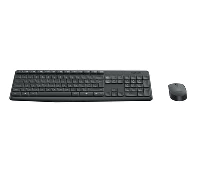 Logitech MK235 Set Of Keyboard And Wireless Mouse 2.4GHZ Checo — image 1