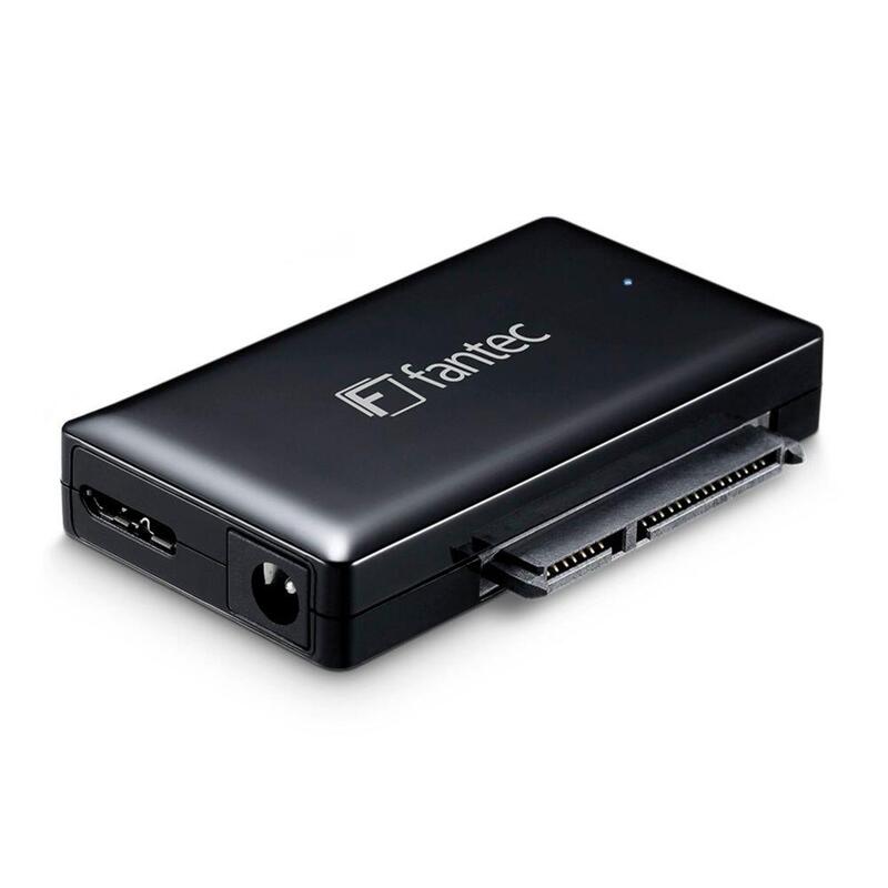 Fantec AD-U3SA USB 3.0 Zu SATA Adapter 12V Schnittstelle