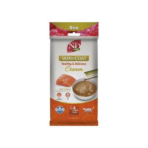 Farmina N&d Quinoa Cat Skin & Coat Cream With Salmon Box Mono – Premio Gatos – 4X15G — image 1