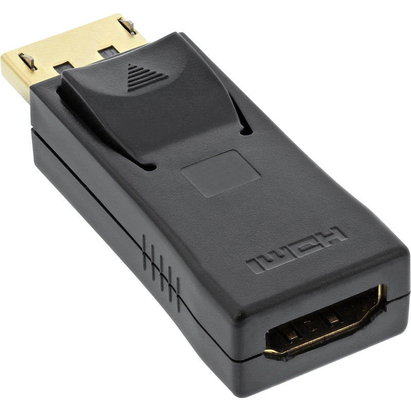 Inline Adapter DisplayPort Male a HDMI Female Black