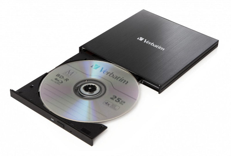 Verbatim External Writer Brw Ext. Slimline USB 3.1 Typ C Blu-ray Brenner Extern Retail