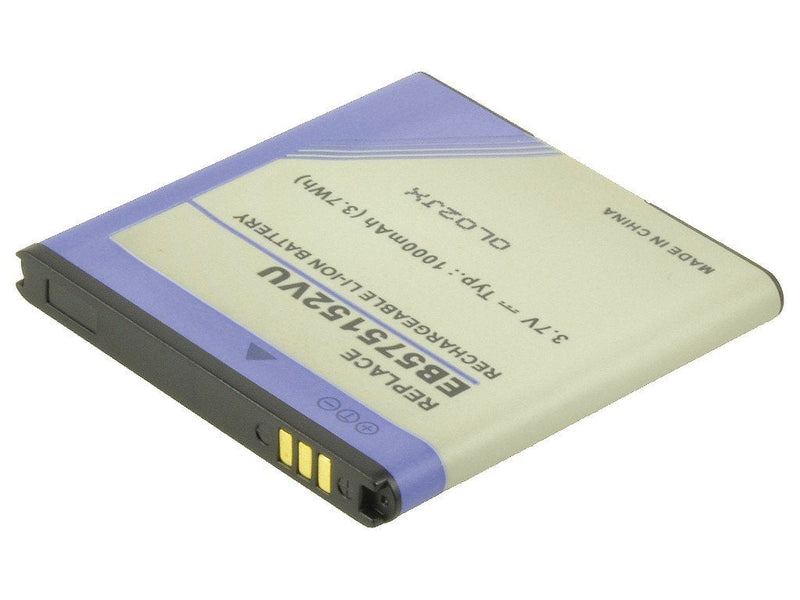 2-POWER Smartphone Battery 3.7V 1700MAH Samsung Galaxy S MBI0095A