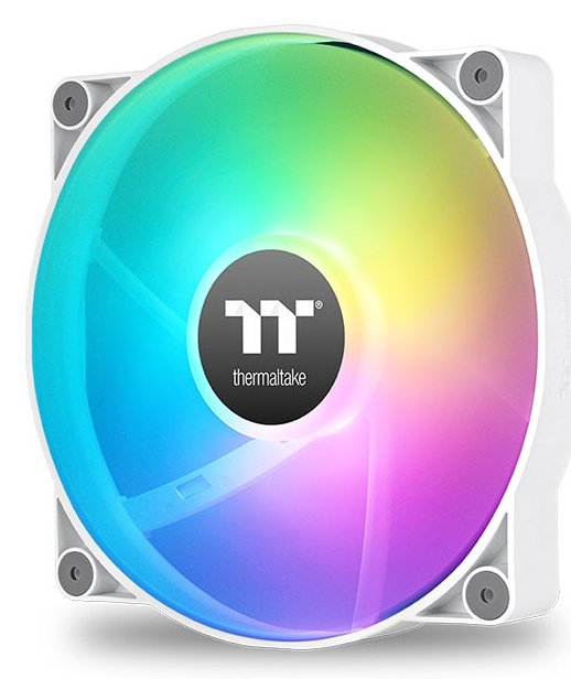 Thermaltake Fan PC CT200 ARGB Sync White Paquete Individual, Fan Box White 200MM CL-F180-PL20SW-A