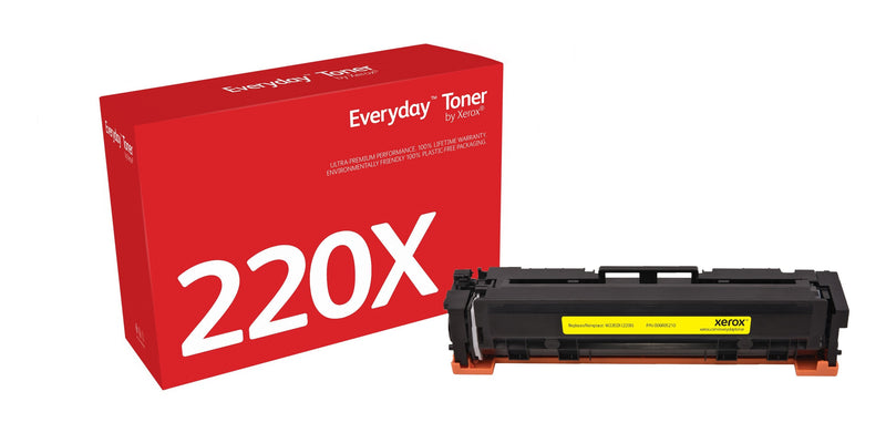 Xerox Everyday Toner Replaces Yellow HP 220X W2202X Aprox. 5500 Copias