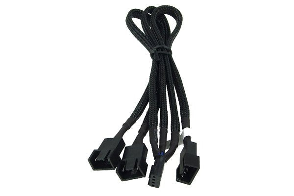 Phobya Cable 3A 1 PWM 30CM Black 4PIN PWM a 3X4PIN PWM/Termorretractil 81098
