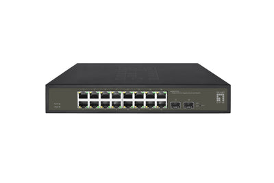 Levelone Switch 16X Ge GES-2118 2XGSFP 19 10/100/1000 — image 1