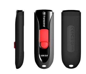 Transcend Jetflash 590 32GB Unit Flash USB Type a 2.0 Black
