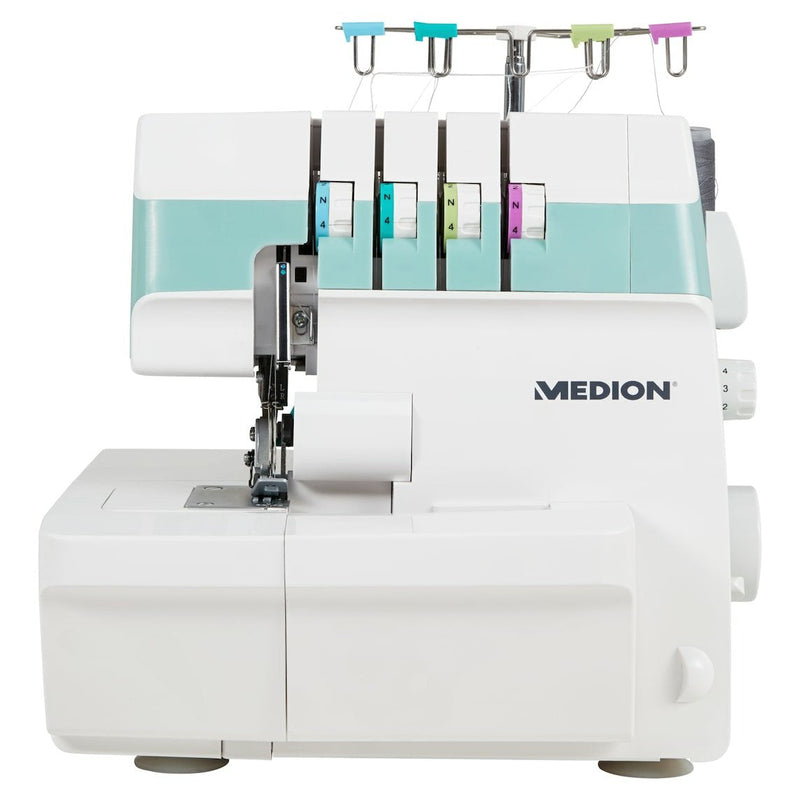 Medion Máquina Coser Life® MD19169 Overlock SO90 Turquesa