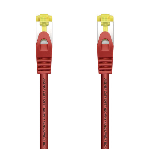 Aisens Network Cable RJ45 Lszh CAT.7 600MHZ S/FTP Pimf AWG26 - 2M - Red — image 1