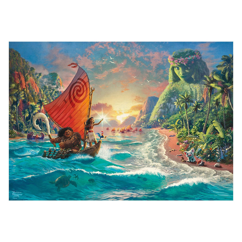 Schmidt Spiele Puzzle Thomas Kinkade Studios: Moana – Vaiana, 1000 Pieces 58030