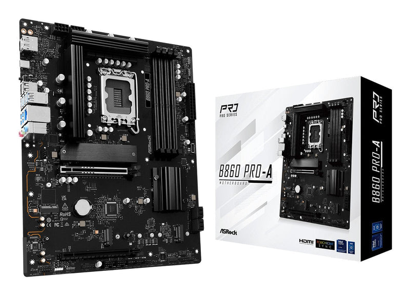 Asrock Motherboard B860 Pro-a DDR5 Intel S1851