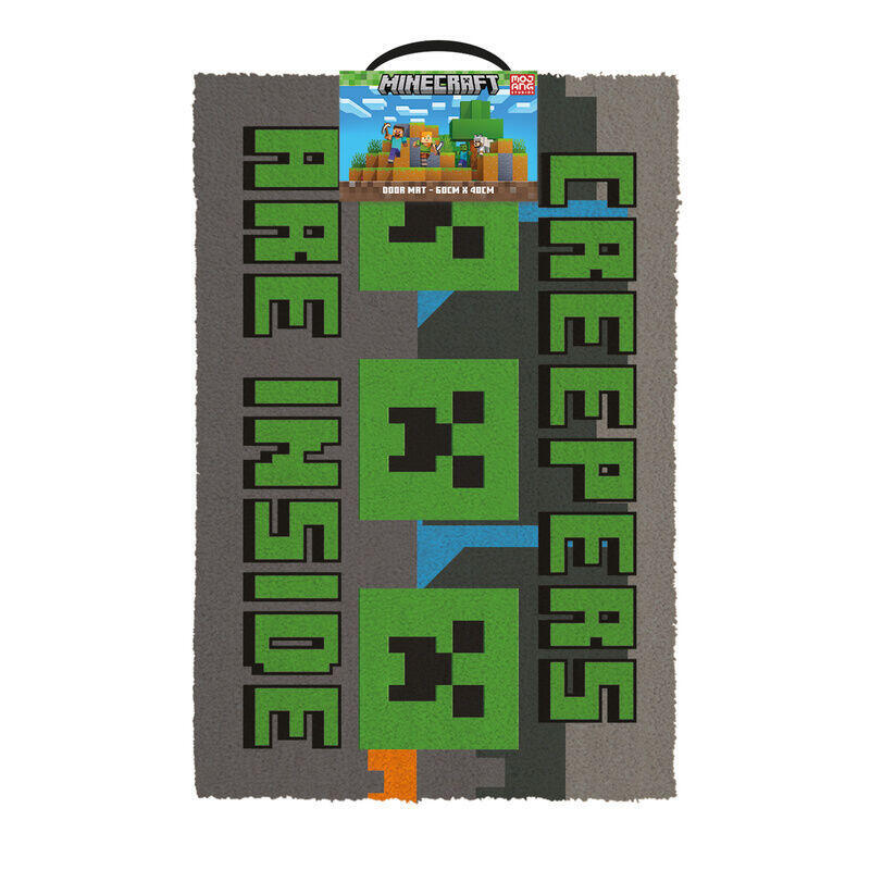 Felpudo Creepers Minecraft