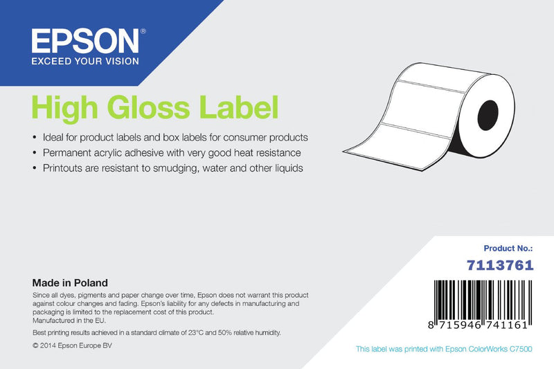 Epson High Gloss Label Printer Self-adhesive