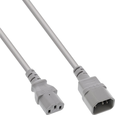 Inline Prolongación Cable Power , C13 a C14, Grey 1,5M — image 1