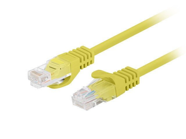 Lanberg Cable Network CAT.5E UTP 1.5M Yellow 10-PACK
