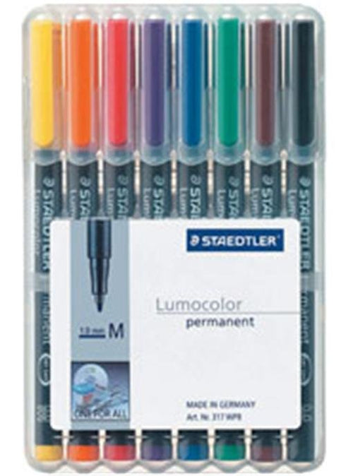 Staedtler Lumocolor Markers Permanentes 8 Pieces — image 1