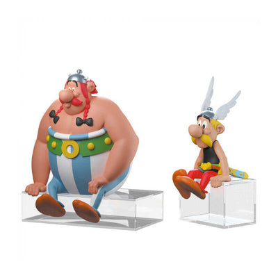 Figure Astérix And Obélix Sentados 12-13.5 Cms — image 1